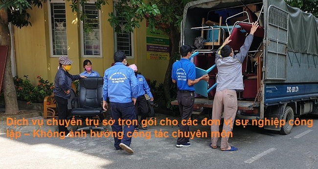 Dịch vụ chuyển trụ sở trọn gói cho đơn vị công lập – không gián đoạn công việc